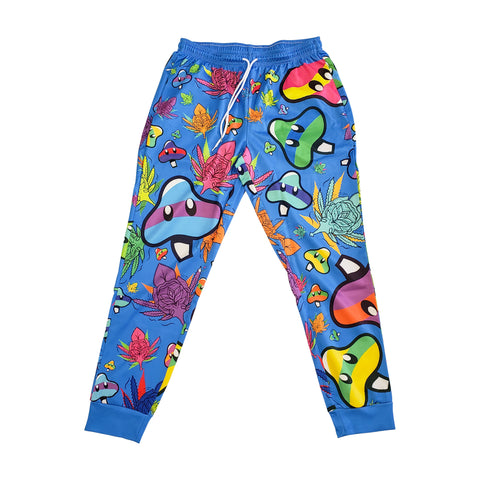 Stay Trippy Joggers - Blue