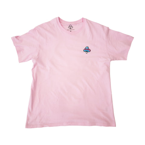 Stay Trippy Funguy Tee - Pink