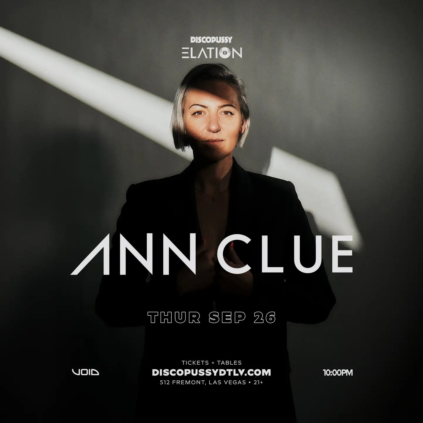 LV EVENT: ELATION Presents: ANN CLUE